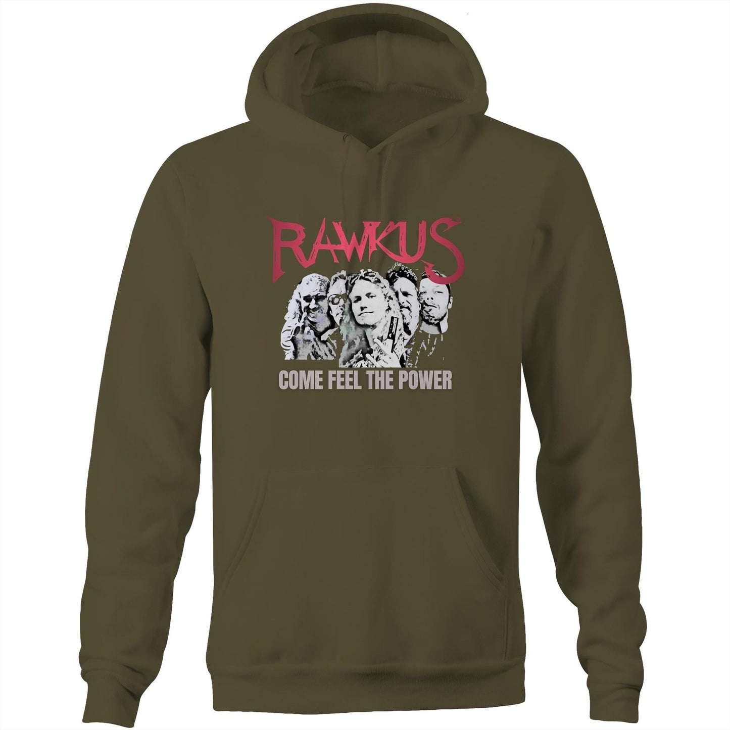 Rawkus®Heavy - Come feel the Power 2025 - AS Colour Stencil - Pocket Hoodie Sweatshirt