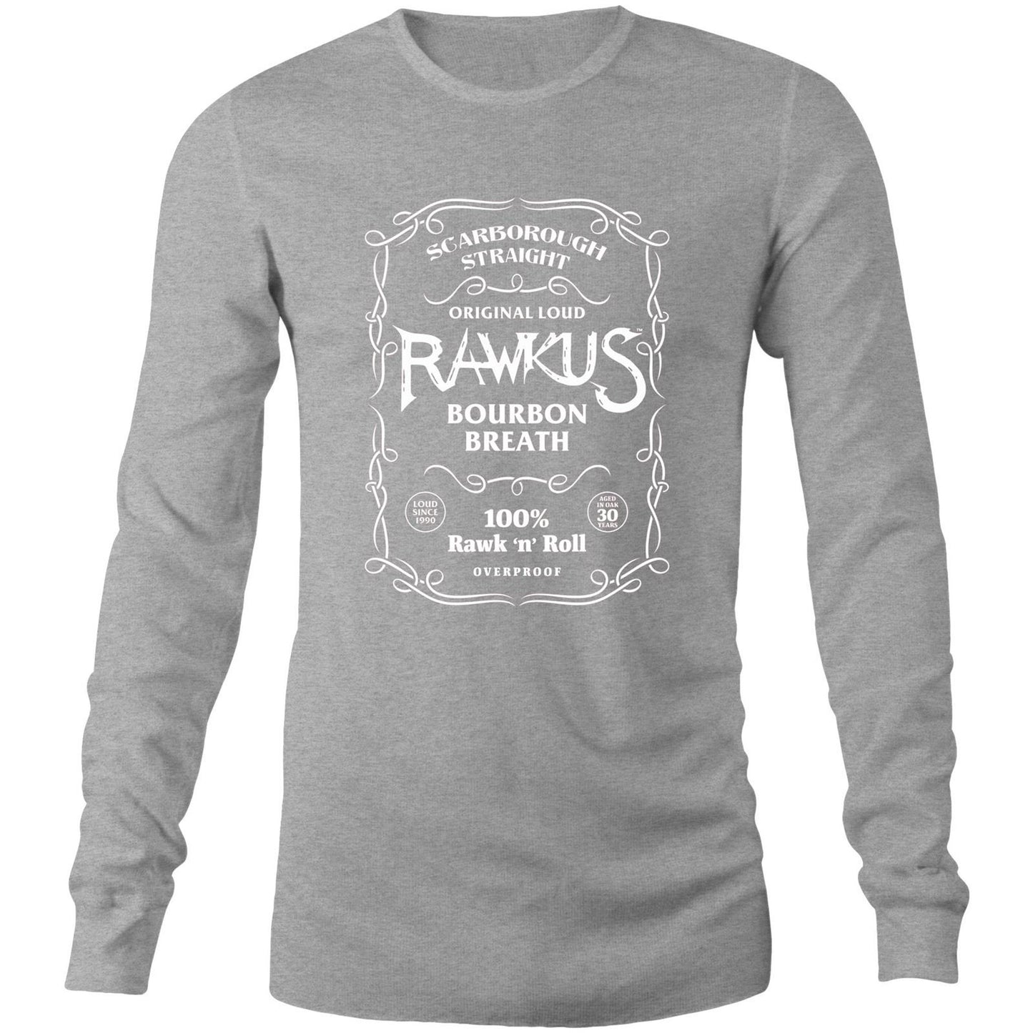 Rawkus®Heavy - Bourbon Breath - Mens Long Sleeve T-Shirt