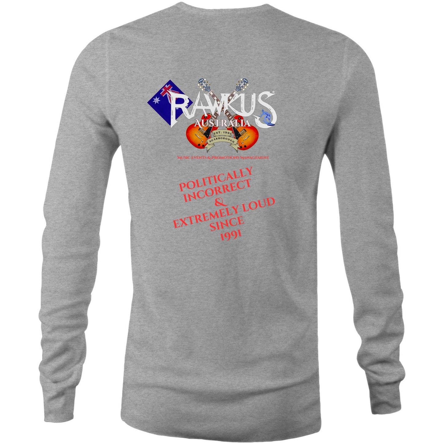 Rawkus®Australia - West Coast Monsters of Rock & Metal - AS Colour Base - Mens Long Sleeve T-Shirt