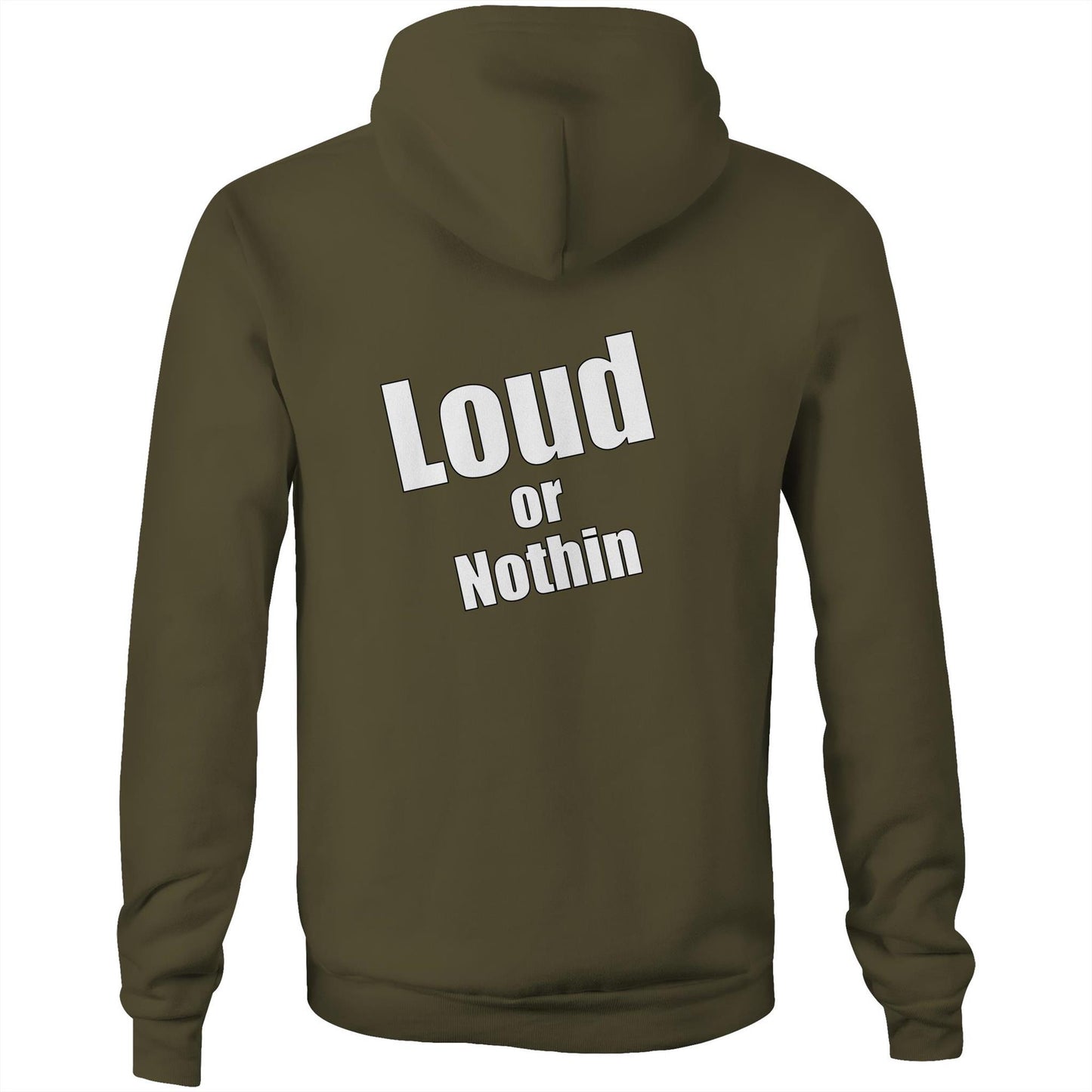 Rawkus®Heavy - Loud or Nothin - Pocket Hoodie Sweatshirt