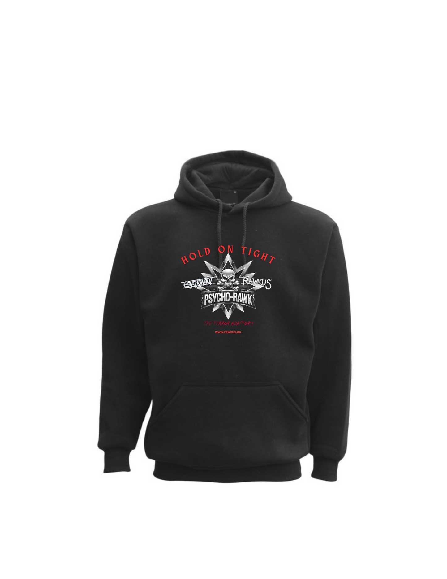 Rawkus®Australia - West Coast Monsters of Rock & Metal - Psycho-Rawk - Unisex Hoodie