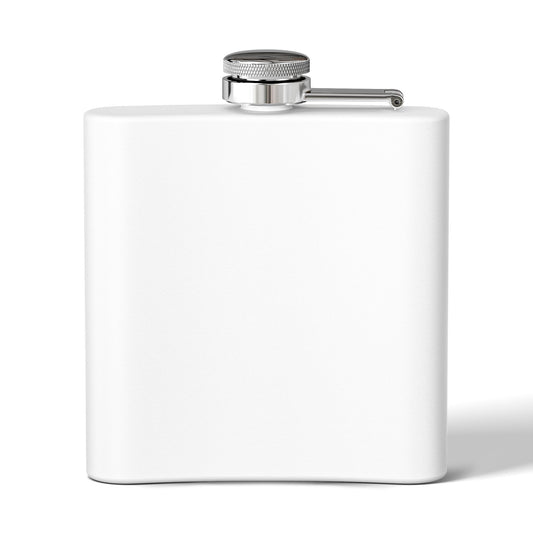 Rawkus® Heavy Stainless Steel Flask - 6oz Bourbon Breath Design