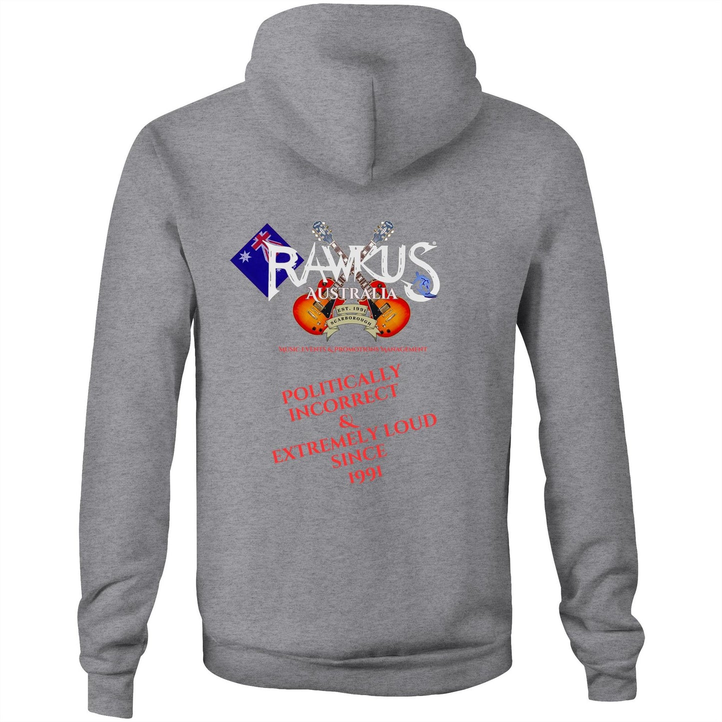 Rawkus®Heavy - Come feel the Power 2025 - AS Colour Stencil - Pocket Hoodie Sweatshirt