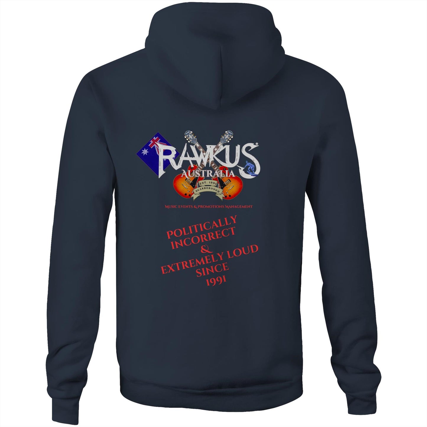 Rawkus®Heavy - Come feel the Power 2025 - AS Colour Stencil - Pocket Hoodie Sweatshirt