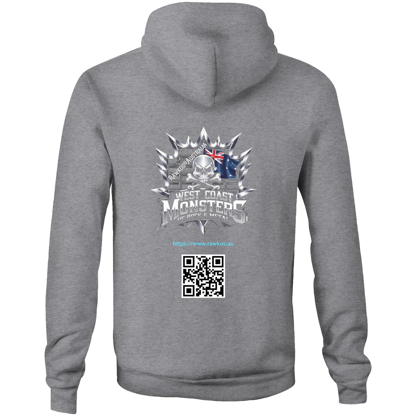 Rawkus®Australia - West Coast Monsters of Rock & Metal - PsychoRawk - Unisex Hoodie