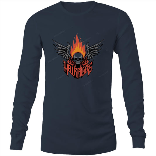 Rawkus®Australia - West Coast Monsters of Rock & Metal - Hellraisers No Bands - Mens Long Sleeve T-Shirt