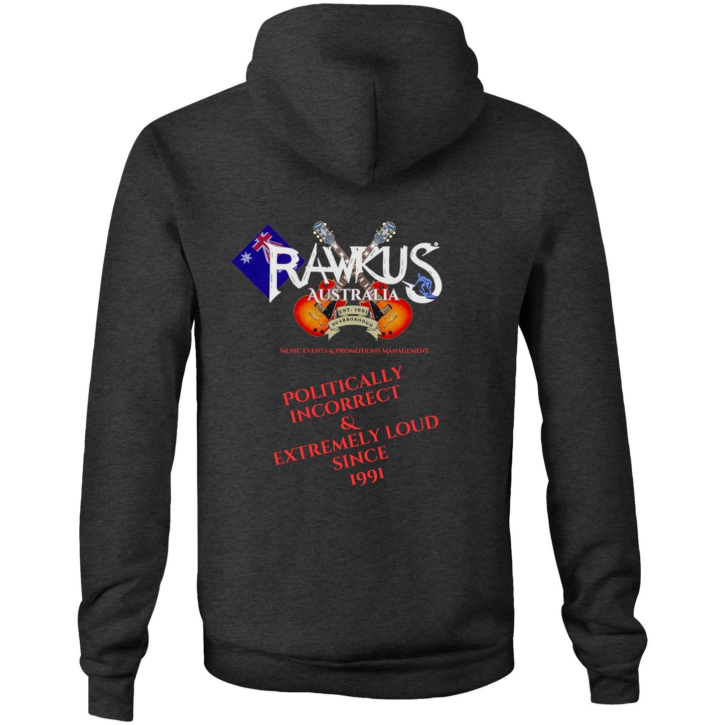 Rawkus®Heavy - Come feel the Power 2025 - AS Colour Stencil - Pocket Hoodie Sweatshirt