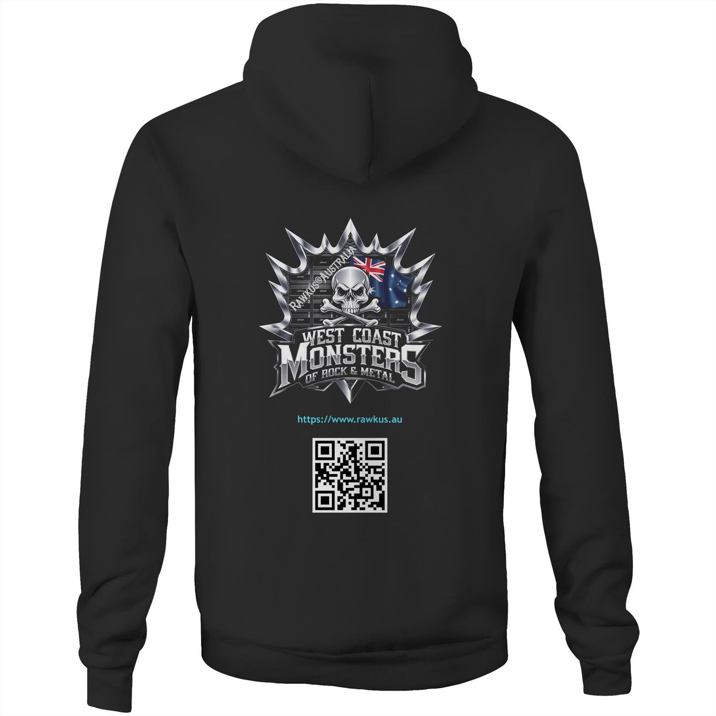 Rawkus®Australia - West Coast Monsters of Rock & Metal - PsychoRawk - Unisex Hoodie