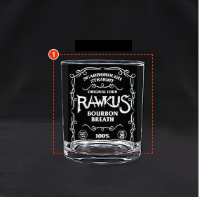 Rawkus®Heavy - Bourbon Breath - Whiskey Tumbler