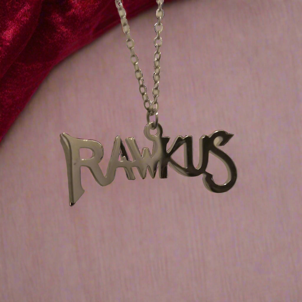 Rawkus®Heavy - Neck Chain Logo Pendant - Steel