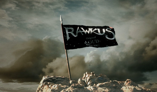 Rawkus®Heavy - Loud Since 1991 - Double Sided Flag