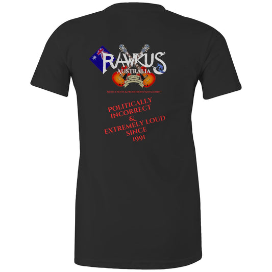 Rawkus®Australia - West Coast Monsters of Rock & Metal - AS Colour - Women's Maple Organic Tee