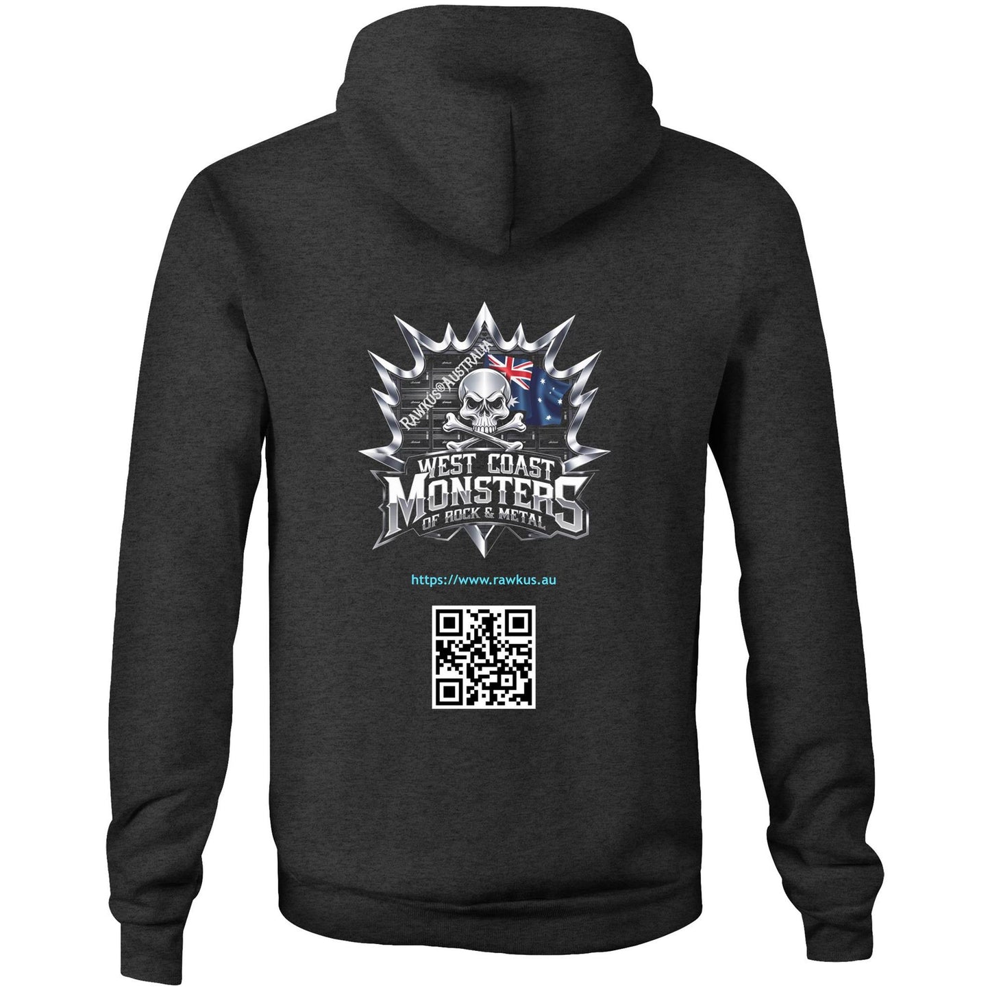 Rawkus®Australia - West Coast Monsters of Rock & Metal - PsychoRawk - Unisex Hoodie