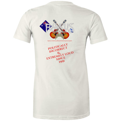 Rawkus®Australia - West Coast Monsters of Rock & Metal - AS Colour - Women's Maple Organic Tee