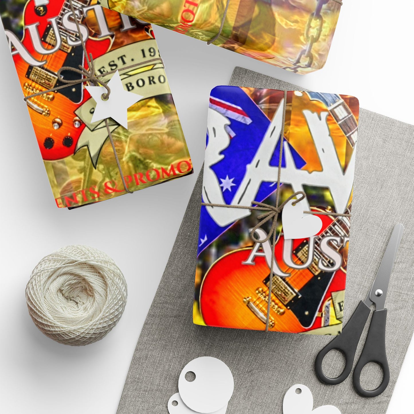Rawkus®Australia Themed Wrapping Paper