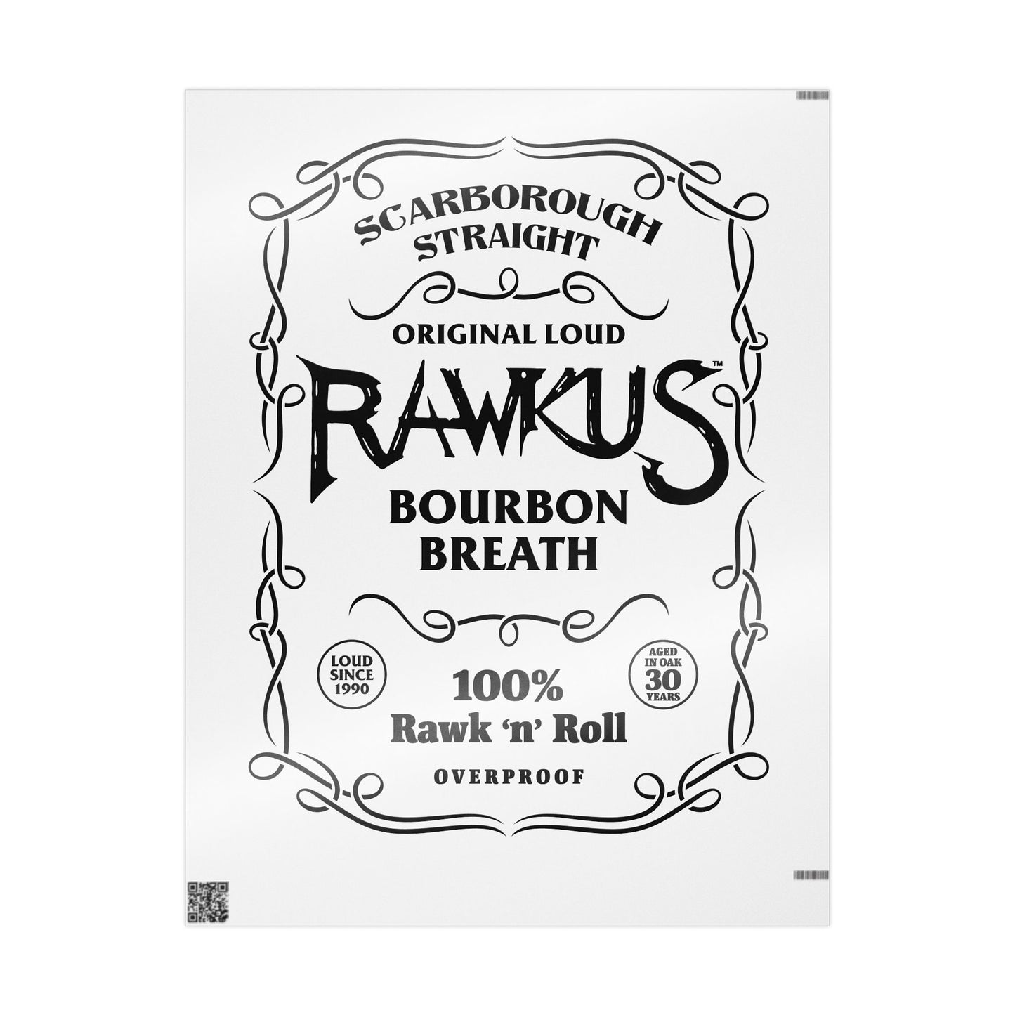 Rawkus®Heavy- Bourbon Breath - Wrapping Paper