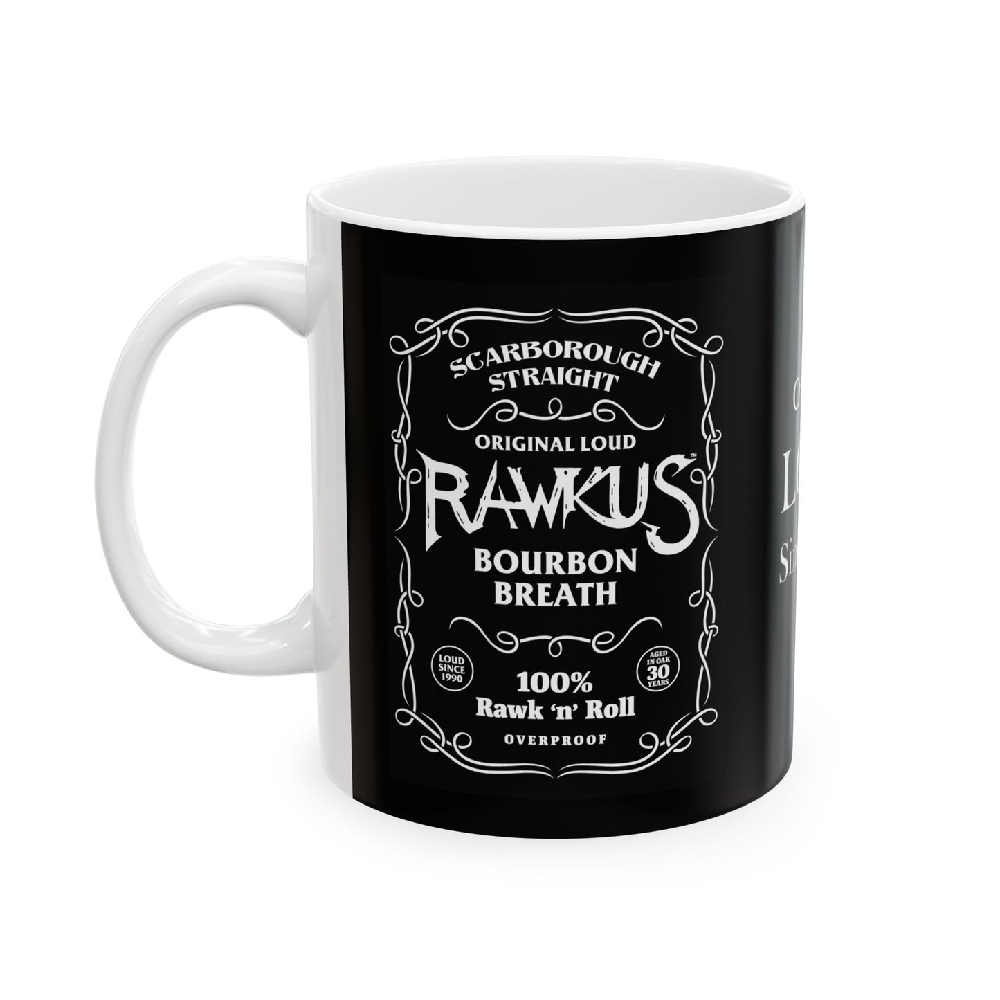 Rawkus®Heavy - Bourbon Breath - Ceramic Mug - Perfect for Heavy Metal