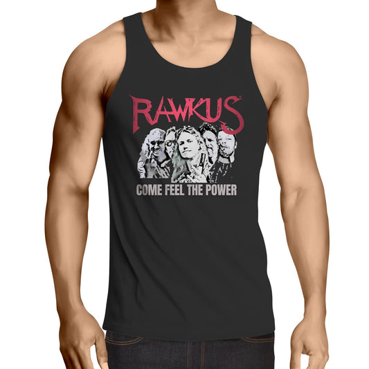 Rawkus®Heavy - Come Feel the Power - Mens Singlet Top
