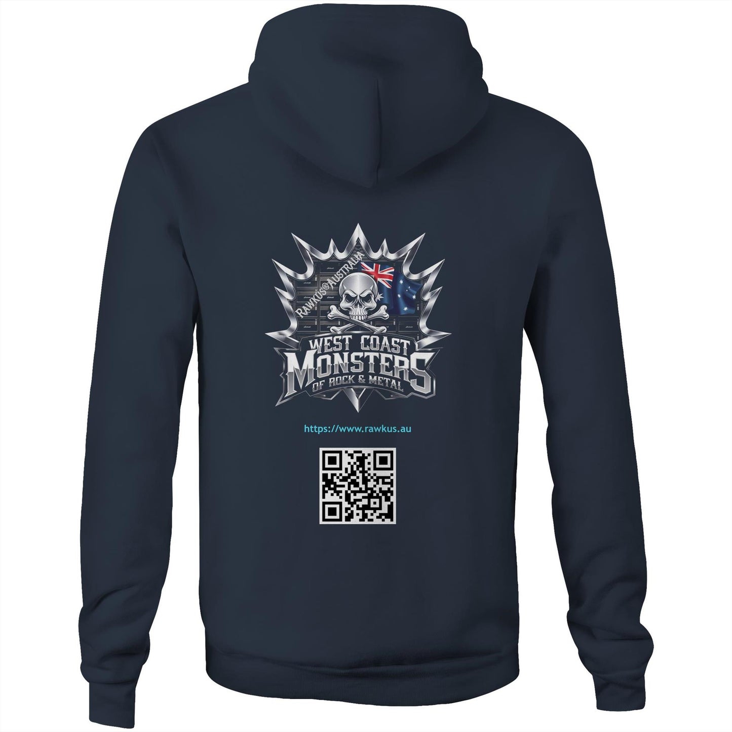 Rawkus®Australia - West Coast Monsters of Rock & Metal - PsychoRawk - Unisex Hoodie