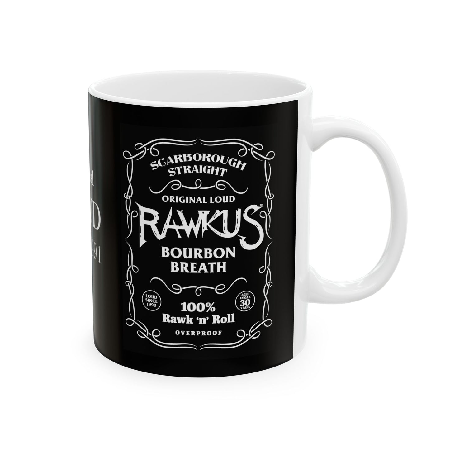 Rawkus®Heavy - Bourbon Breath - Ceramic Mug - Perfect for Heavy Metal