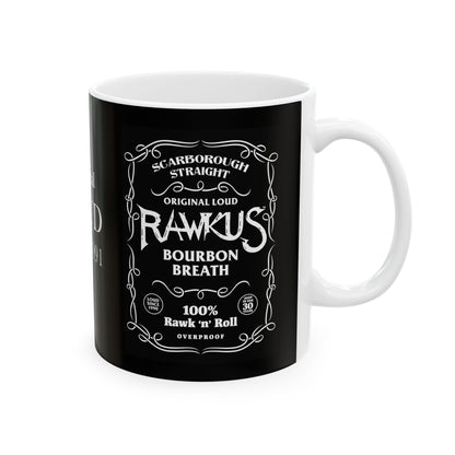 Rawkus®Heavy - Bourbon Breath - Ceramic Mug - Perfect for Heavy Metal