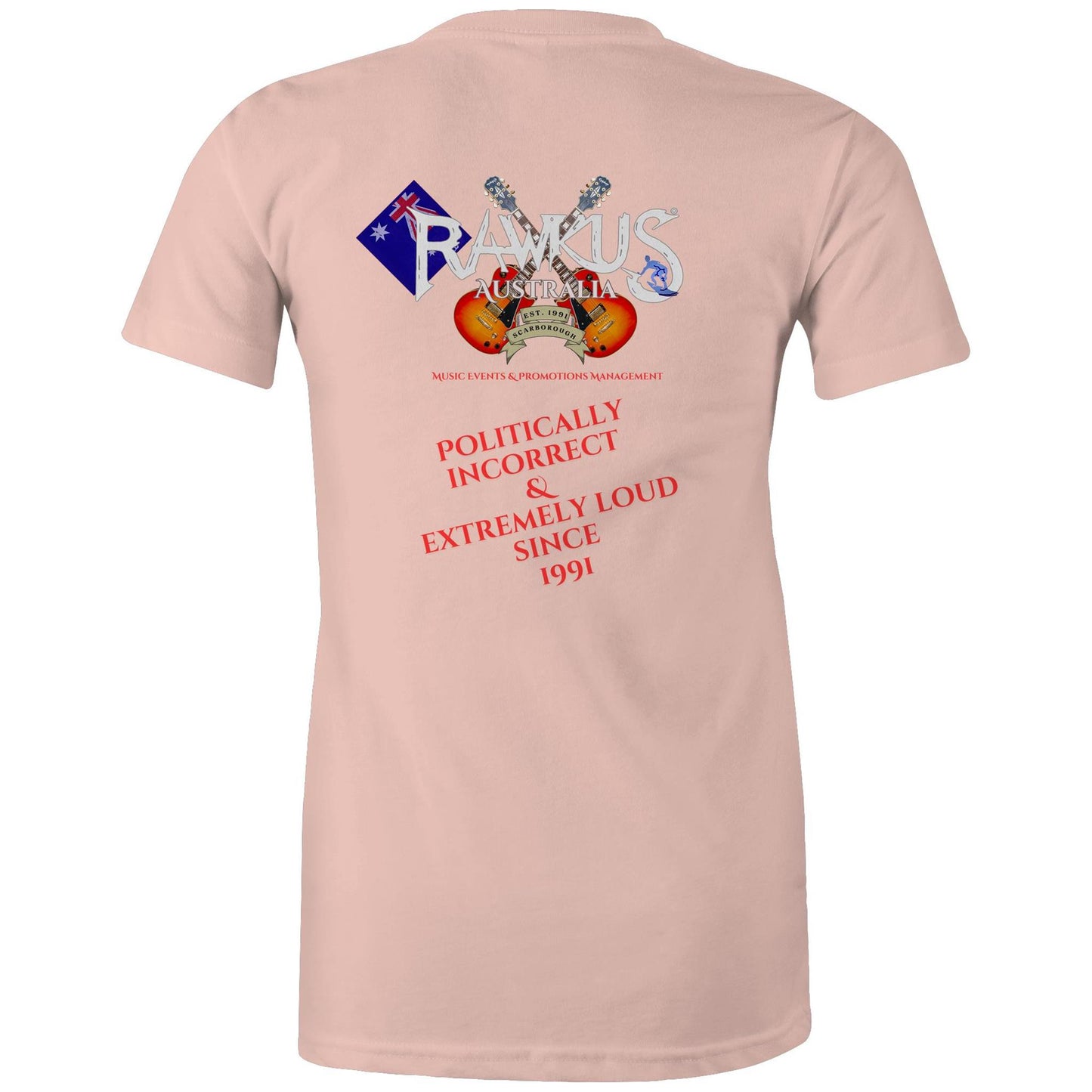 Rawkus®Australia - Full Time Mum - Australia AS Colour - Women's Maple Tee
