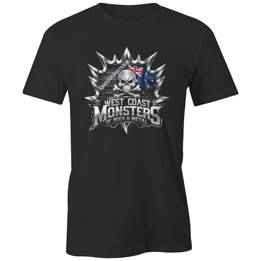 Rawkus®Australia - West Coast Monsters of Rock & Metal - AS Colour Organic Tee