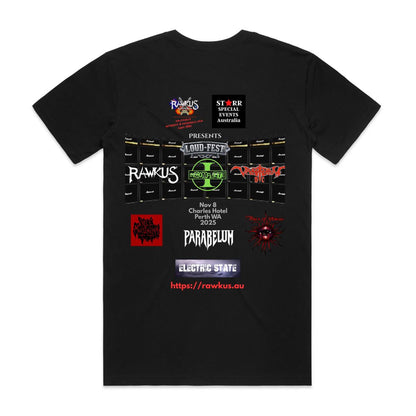 Rawkus®Australia - Limited Edition - West Coast Monsters of Hard Rock & Metal - LOUDFEST - AS Colour Unisex T-shirt