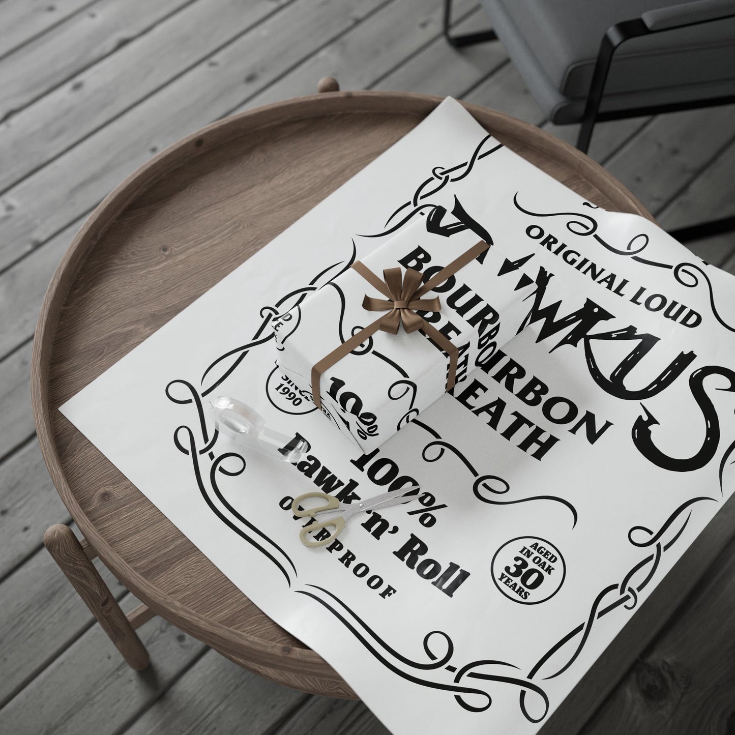 Rawkus®Heavy- Bourbon Breath - Wrapping Paper
