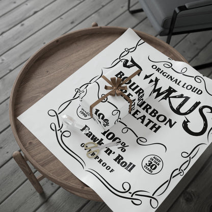 Rawkus®Heavy- Bourbon Breath - Wrapping Paper