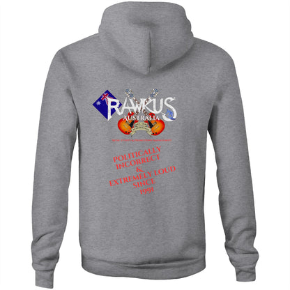 Rawkus®Australia - West Coast Monsters of Rock & Metal - AS Colour Stencil - Pocket Hoodie Sweatshirt