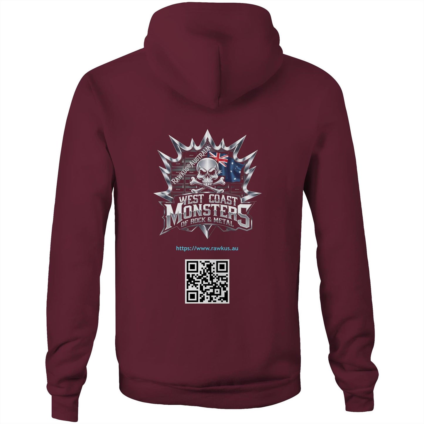 Rawkus®Australia - West Coast Monsters of Rock & Metal - PsychoRawk - Unisex Hoodie