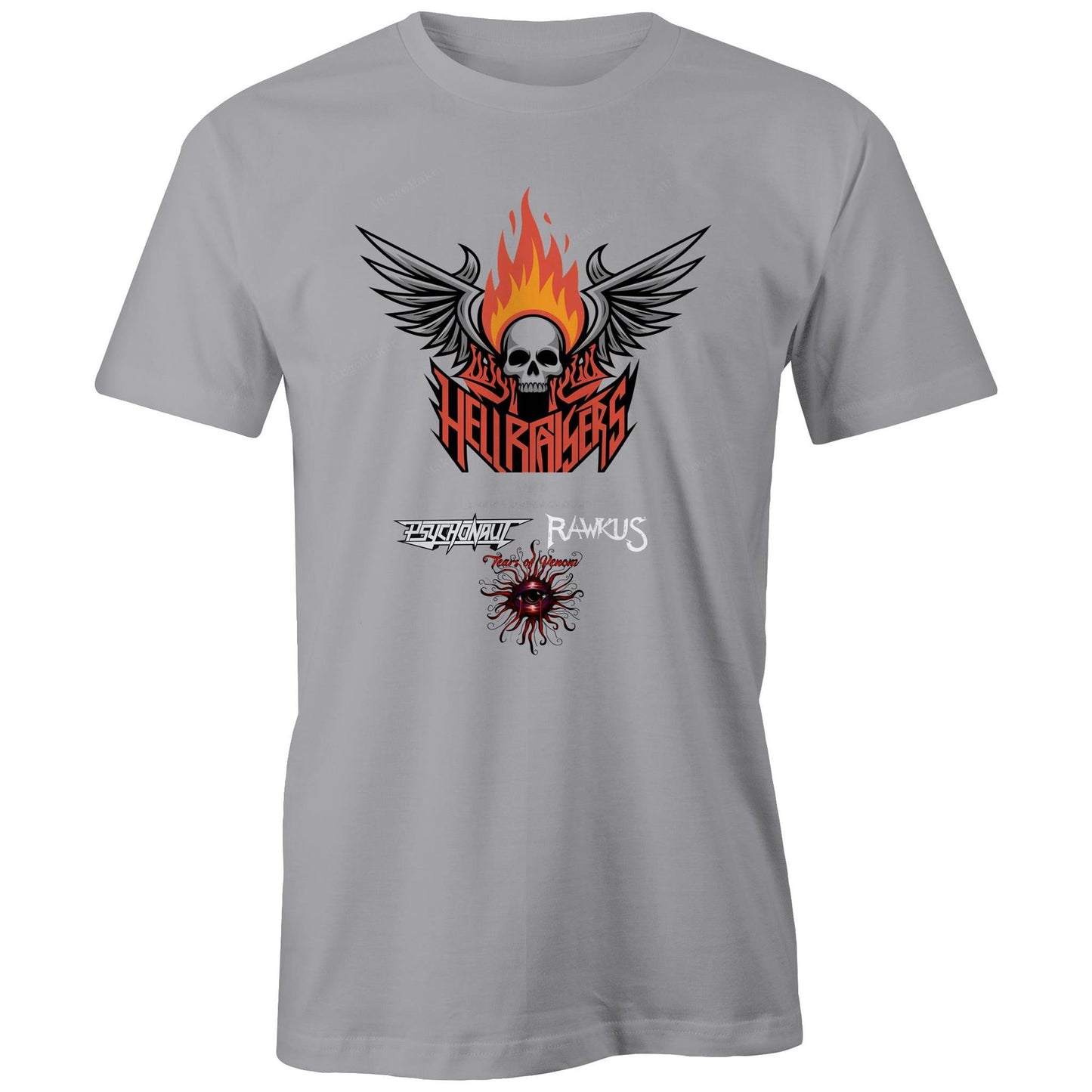 Rawkus®Australia - West Coast Monsters of Rock & Metal - Hellraisers - Unisex AS Colour - Classic Tee