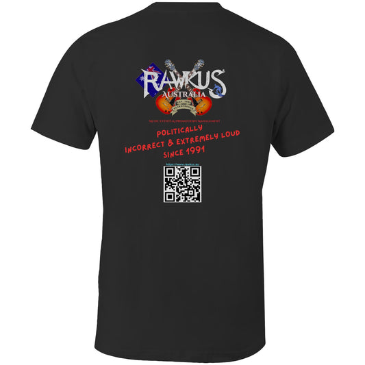 Rawkus®Australia - Volume the Pig- AS Colour Organic Tee