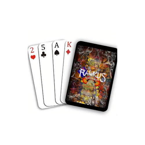 Rawkus®Australia - Aussie Rock - Custom Playing Cards