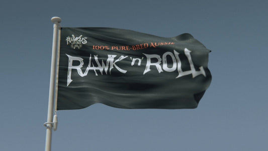 Rawkus®Australia - Rawk'n'Roll - Flag
