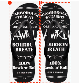 Rawkus®Heavy - Bourbon Breath (Thongs) Flip-Flops
