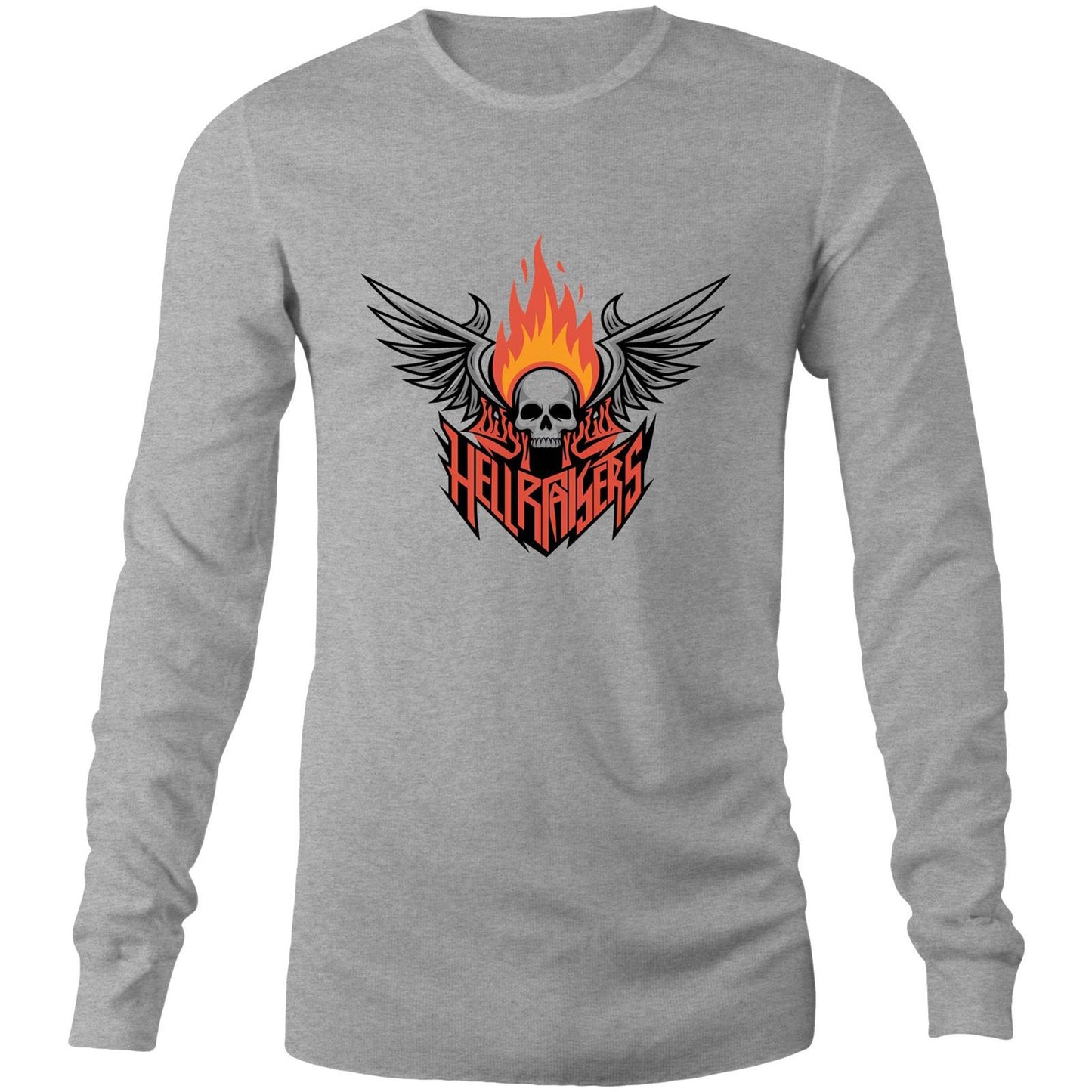 Rawkus®Australia - West Coast Monsters of Rock & Metal - Hellraisers No Bands - Mens Long Sleeve T-Shirt