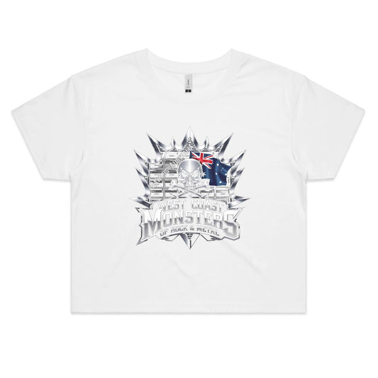Rawkus®Australia - West Coast Monsters of Rock & Metal - AS Colour - Women's Crop Tee