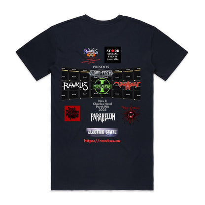 Rawkus®Australia - Limited Edition - West Coast Monsters of Hard Rock & Metal - LOUDFEST - AS Colour Unisex T-shirt
