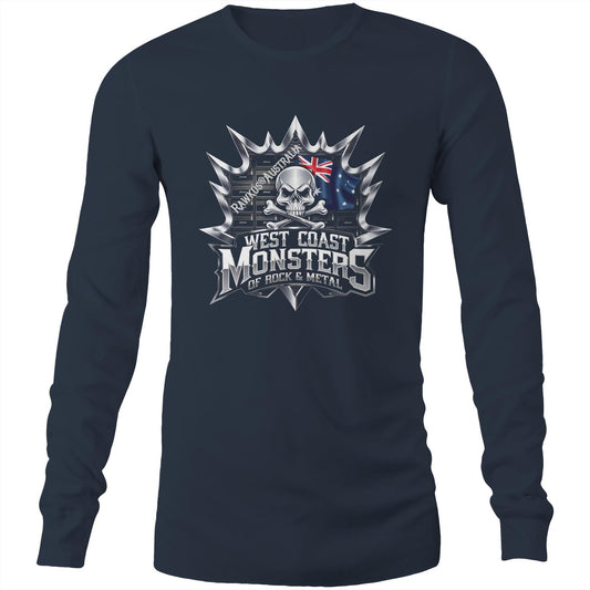 Rawkus®Australia - West Coast Monsters of Rock & Metal - AS Colour Base - Mens Long Sleeve T-Shirt