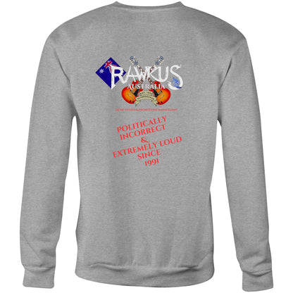 Rawkus®Australia - West Coast Monsters of Rock & Metal - AS Colour United - Crew Sweatshirt