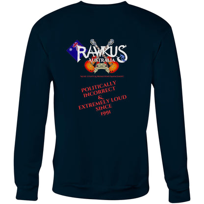 Rawkus®Australia - West Coast Monsters of Rock & Metal - AS Colour United - Crew Sweatshirt