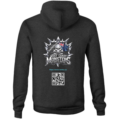 Rawkus®Australia - West Coast Monsters of Rock & Metal - PsychoRawk - Unisex Hoodie