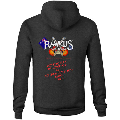 Rawkus®Australia - West Coast Monsters of Rock & Metal - AS Colour Stencil - Pocket Hoodie Sweatshirt