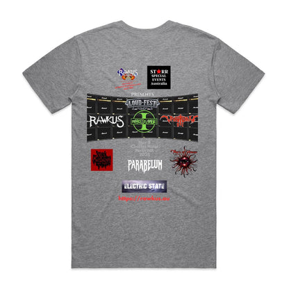 Rawkus®Australia - Limited Edition - West Coast Monsters of Hard Rock & Metal - LOUDFEST - AS Colour Unisex T-shirt