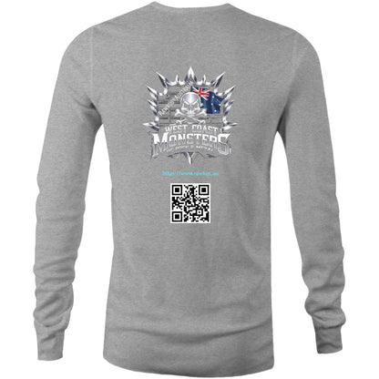 Rawkus®Australia - West Coast Monsters of Rock & Metal - Hellraisers No Bands - Mens Long Sleeve T-Shirt
