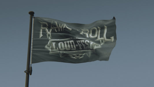 Rawkus®Australia - Rawk'n'Roll - LOUDFEST- Double Sided Flag
